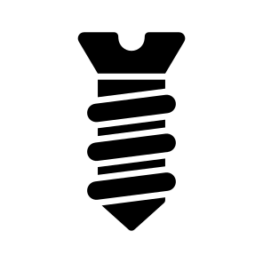 Screw, Fastener, Bolt, Threaded, Pin icon