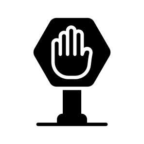 Stop, Board, Warning, Sign, Safety icon