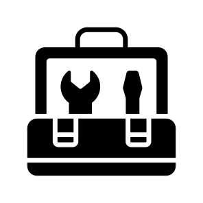 Toolbox, Tools, Chest, Kit, Equipment icon