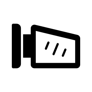 Car, Mirror, Side, Automotive, Spare Part, Automotive, Garage icon