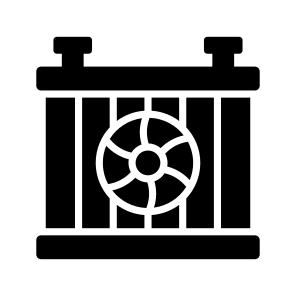 Car, Radiator, Cooling, System, Automotive, Fan, Engine icon