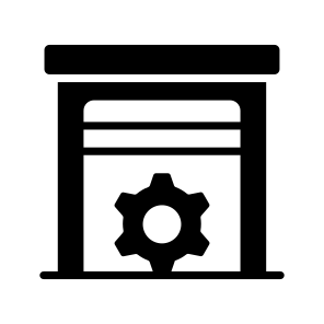 Garage, Car, Maintenance, Workshop, Settings, Mechanic, Building icon