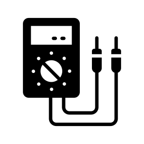 Multimeter, Tester, Automotive, Electrical, Voltage, Ohm, Meter icon