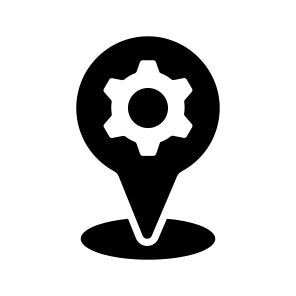 Service, Location, Car, Automobile, Vehicle, Garage, Center icon
