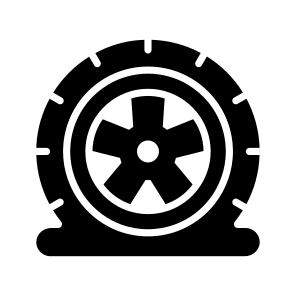 Tire, Tyre, Puncture, Punctured, Deflated, Vehicle, Maintenance icon