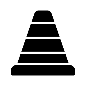 Traffic, Cone, Construction, Caution, Road, Safety, Warning icon