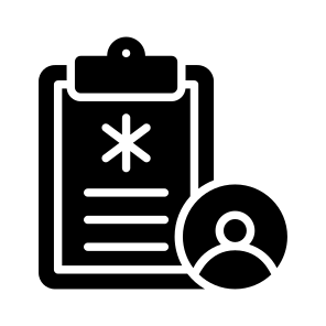 Data, Report, Diagnosis, Patient, File,,, icon