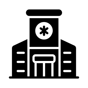 Hospital, Clinic, Healthcare, Building, Architecture icon