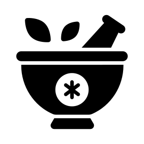 Medicine, Homeopathy, Herbal, Mortar, Pestle icon