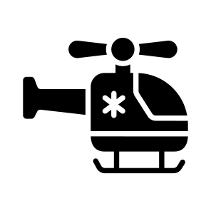 Rescue, Emergency, Vehicle, Transport, Helicopter icon