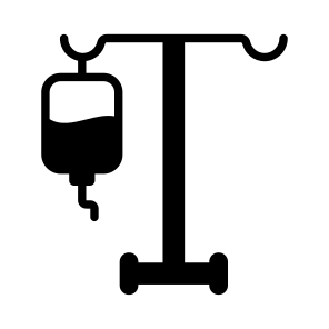 Stand, Drip, Intravenous, Aid, Treatment icon