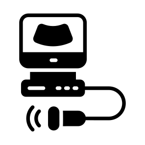 Ultrasound, Sonogram, Ultrasonography, Diagnostic, Screening icon