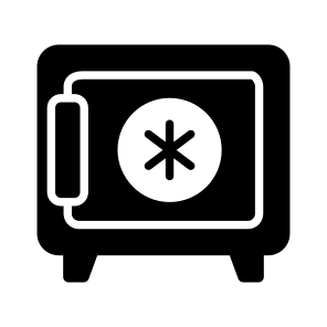 Vault, Safe, Locker, Insurance, Deposit icon