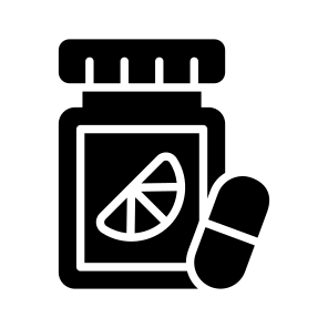 Vitamin, Nutrition, Medication, Pills, Drugs icon