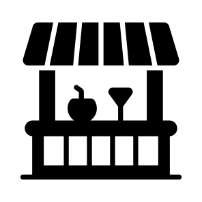 Bar, Counter, Kiosk, Stall, Beach icon