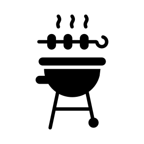 Bbq, Barbecue, Grill, Roasting, Food icon