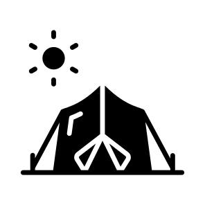 Camp, Tent, Shelter, Canopy, Campsite icon