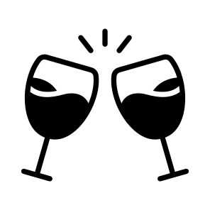 Cheers, Toast, Clinking, Drinks, Celebration icon