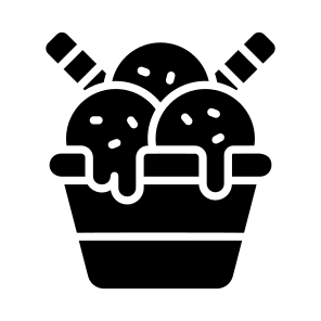 Cream, Sundae, Gelato, Dessert, Sweet icon