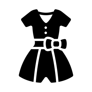 Frock, Dress, Attire, Outfit, Costume icon