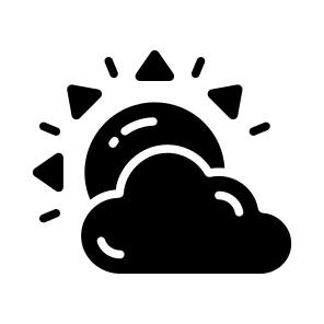 Morning, Sunshine, Sunrise, Cloud, Partly icon