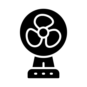 Pedestal, Fan, Cooling, Air, System icon