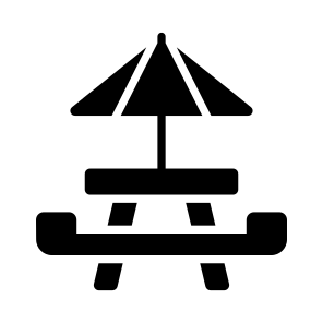 Picnic, Table, Patio, Outdoor, Sitting icon