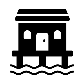 Resort, Residence, Lodge, Cabin, Accommodation icon