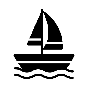 Sailboat, Yacht, Ship, Watercraft, Transport icon