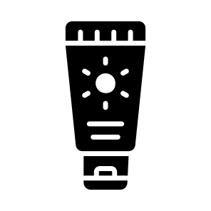 Sunblock, Sunscreen, Lotion, Tube, Skincare icon