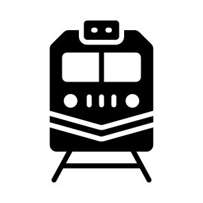 Tram, Train, Locomotive, Railway, Vehicle icon
