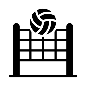 Volleyball, Net, Game, Sport, Recreation icon