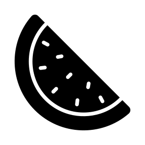 Watermelon, Melon, Fruit, Food, Tropical icon