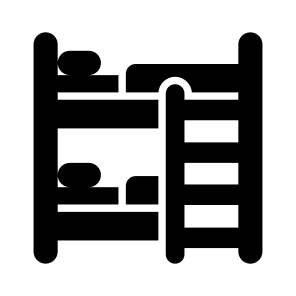 Bunk, Bed, Bedsted, Bedroom, Stairs icon