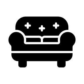 Couch, Sofa, Settee, Seat, Furniture icon