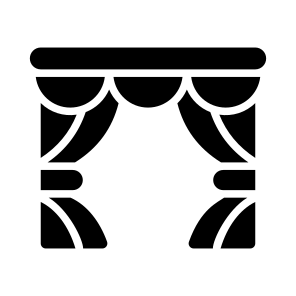 Curtains, Blinders, Drapes, Fabric, Decor icon