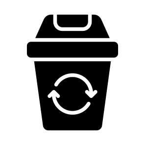 Dustbin, Trash, Recycling, Garbage, Waste icon