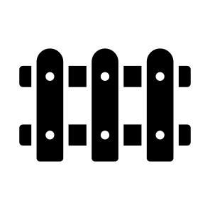 Fence, Palisade, Railing, Exterior, Boundary icon