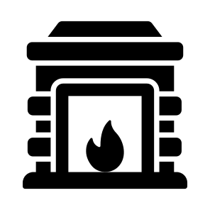 Fireplace, Firepit, Hearth, Mantel, Fire icon