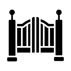 Gate, Gateway, Door, Doorway, Entrance icon