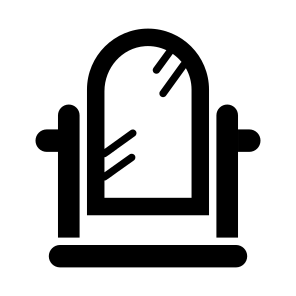 Mirror, Reflection, Glass, Vanity, Fixture icon