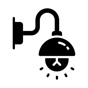 Mounted, Hanging, Fixture, Lamp, Light icon