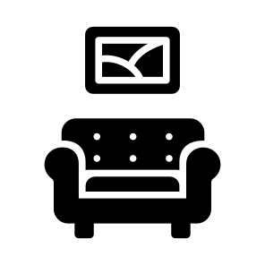 Room, Sofa, Couch, Settee, Sitting icon