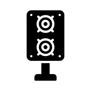 Speaker, Woofer, Subwoofer, Sound, System icon