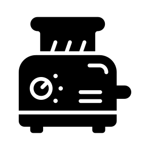 Toaster, Machine, Breakfast, Appliance, Electronic icon