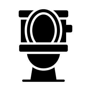Toilet, Commode, Flush, Restroom, Washroom icon