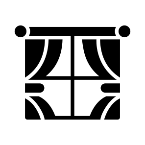 Window, Curtains, Blinders, Drapes, Fabric icon