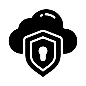 Cloud, Storage, Online, Privacy, Security icon