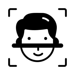 Face, Head, Scan, Imaging, Identification icon