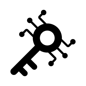 Key, Encryption, Access, Digital, Passkey icon